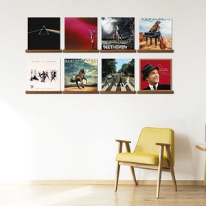 Record Shelves Set of 8 - Vinyl Record Display Shelf - Vintage decor